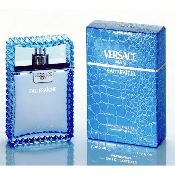 Versace Man Eau Fraîche Eau de Toilette 3.4 oz Spray for Men