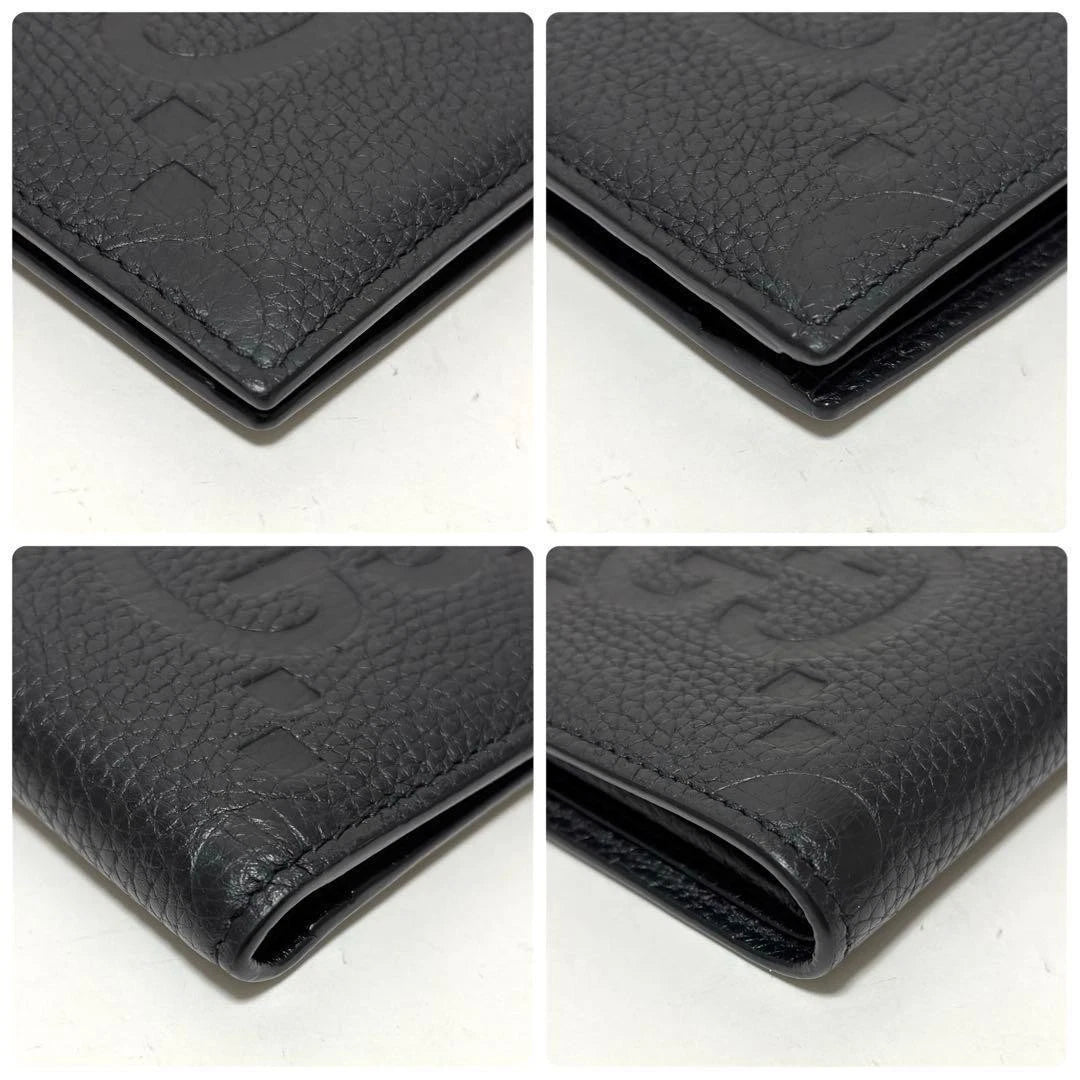 Gucci Jumbo GG Bifold Wallet – Black Leather with Box